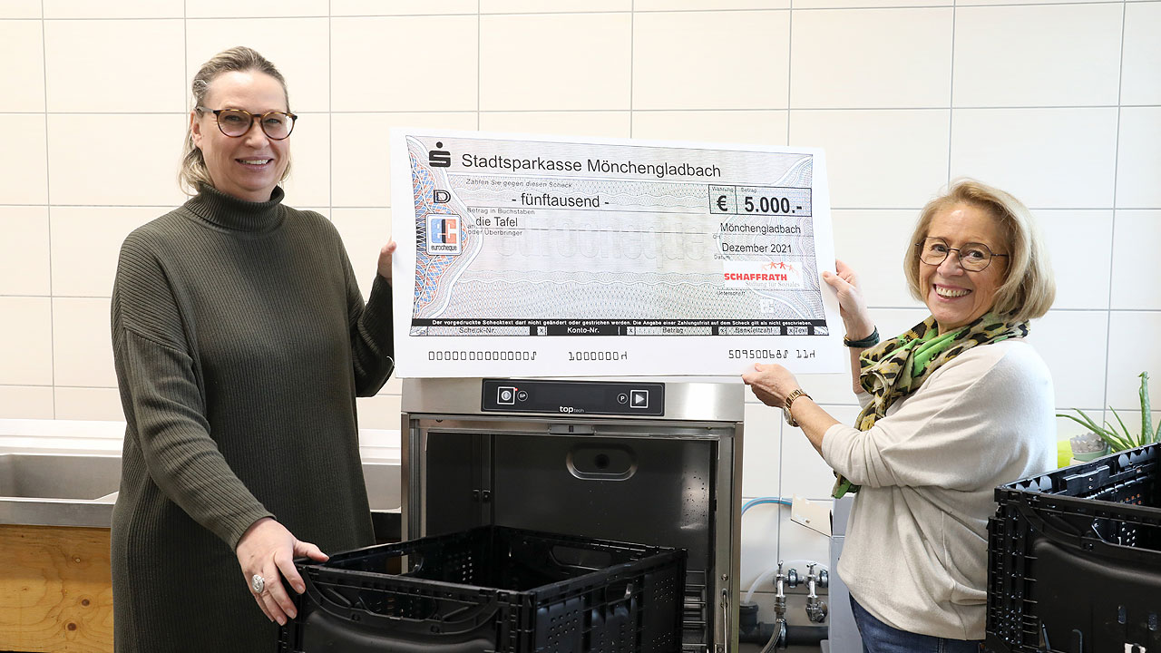 Foto Schaffrath Stiftung spendet 5000 Euro an die Gladbacher Tafel